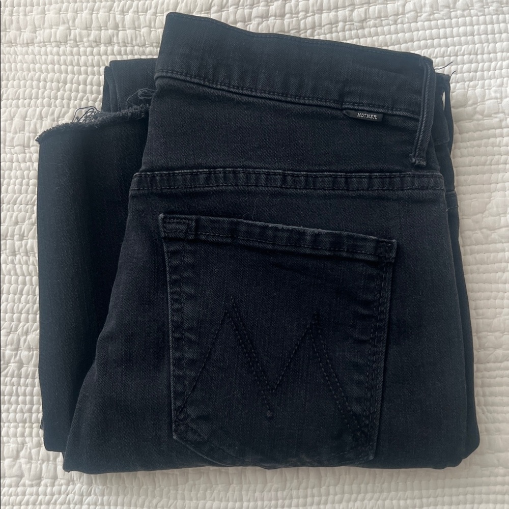 MOTHER Women's High Rise Black Jeans
